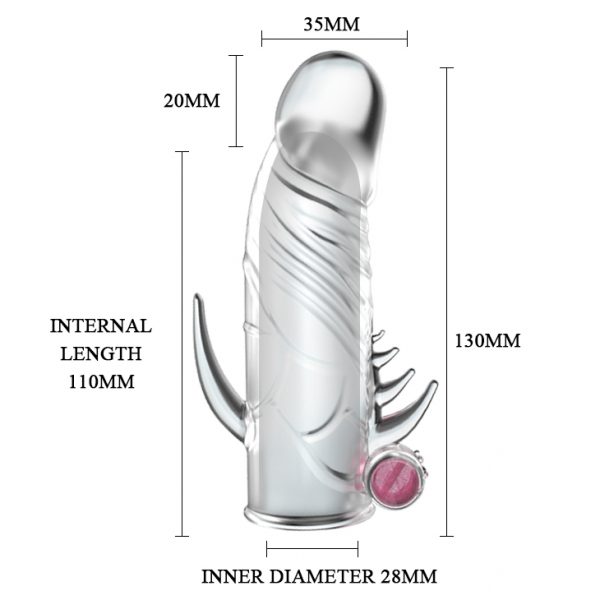 Extensión Fetiche Con Vibrador 13 cm - Imagen 5