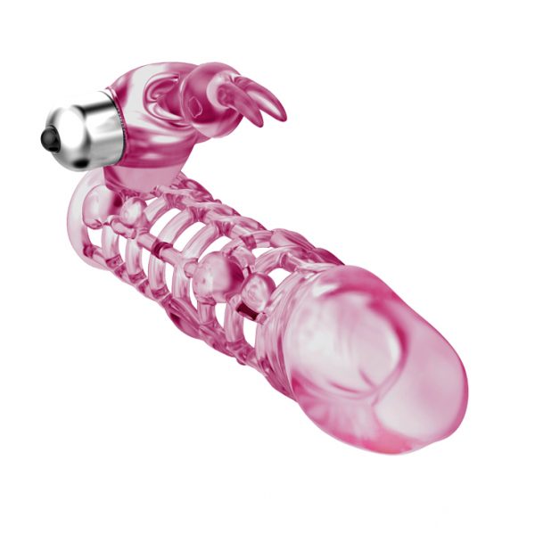 Funda Vibradora Conejo para Pene con Extensión - Imagen 4