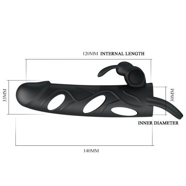 Extensión con Doble Vibrador 14 cm - Imagen 5