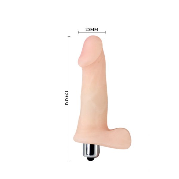 Vibrador Realista con Testículos 12 cm - Imagen 3