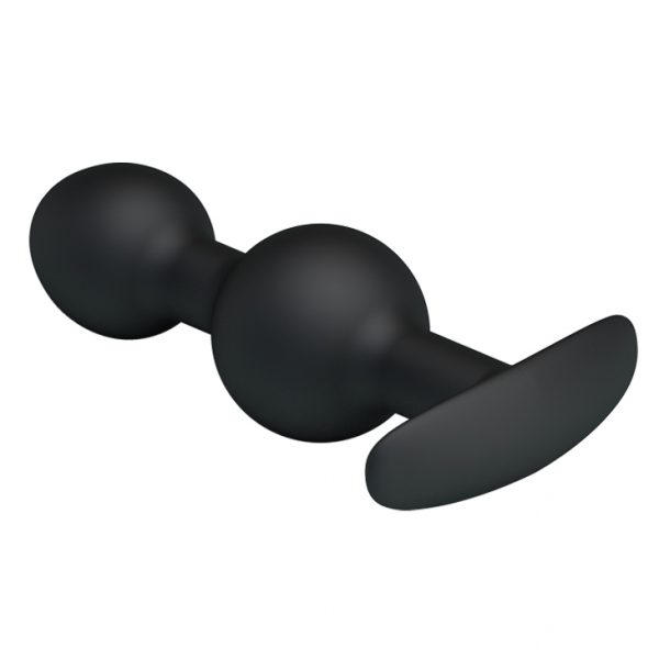 Plug Anal Doble con Pesa Vibratoria 10cm - Imagen 2