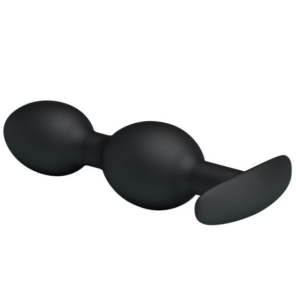 Plug Anal Doble con Pesa Vibratoria 12cm - Imagen 2
