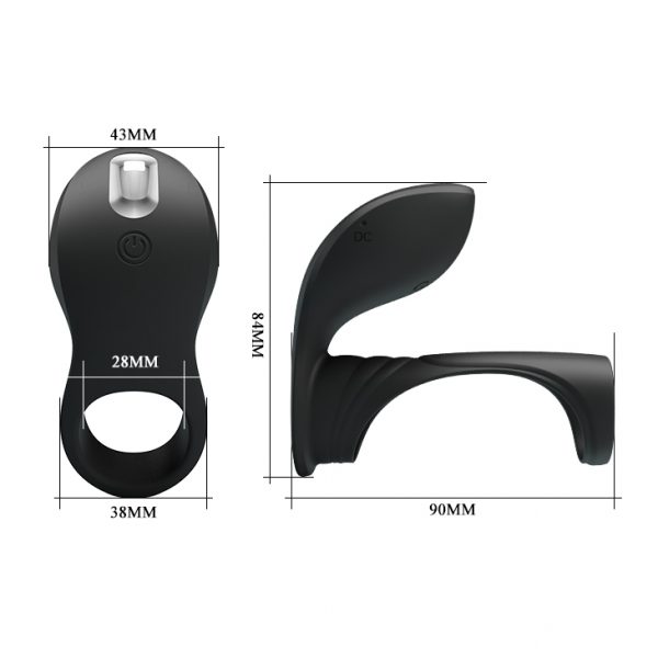 Anillo Vibrador con Estimulador de Clítoris - Imagen 4