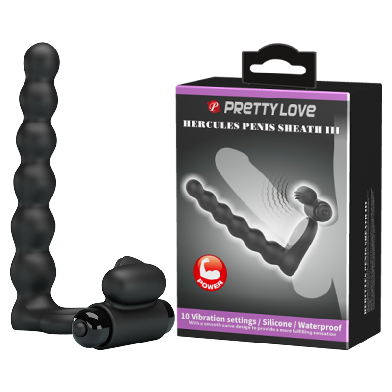 Anillo Vibrador Doble Penetración “Hércules”