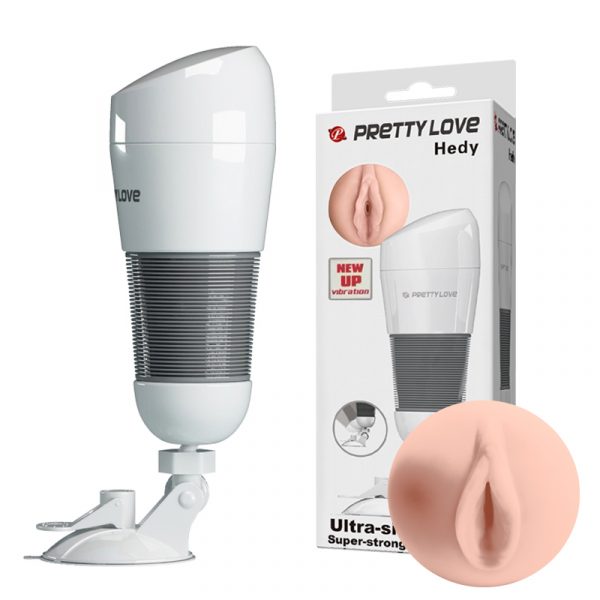Masturbador Vibrador Vaginal “Hedy” con Soporte