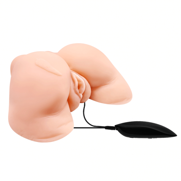 Trasero Masturbador Realista con Falda con 2 Vibradores y Control - Imagen 8