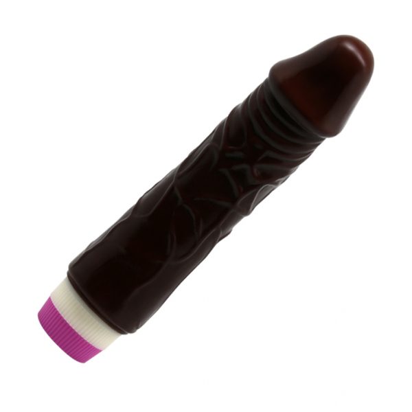 Vibrador Realista de 20cm Café - Imagen 3