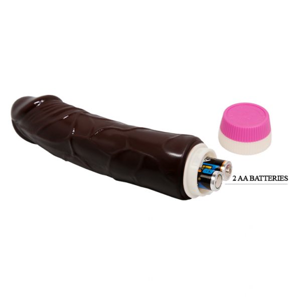Vibrador Realista de 20cm Café - Imagen 6