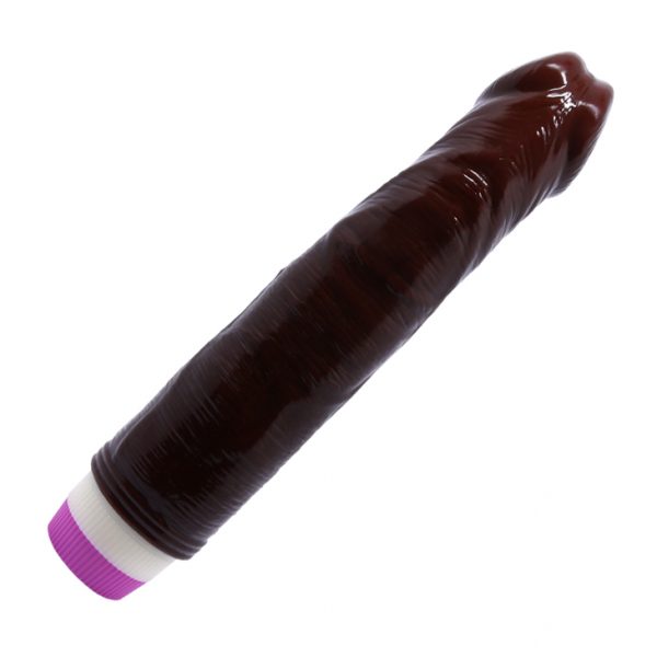 Vibrador Realista de 23cm Café - Imagen 3