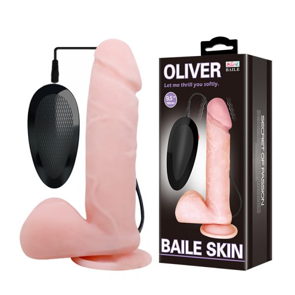 Vibrador Realista con Testículos “Oliver”