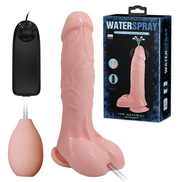 Vibrador Realista con Eyaculación (Squirt)