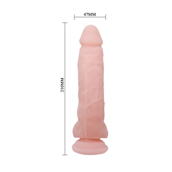Consolador Realista de 21 cm con Testículos - Imagen 4