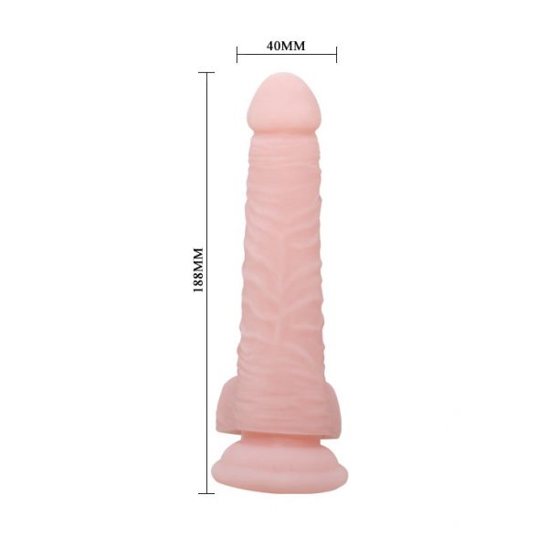 Consolador Realista de 19 cm con Testículos - Imagen 4