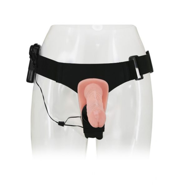 Arnés Vibrador Realista Lésbico Doble - Imagen 4