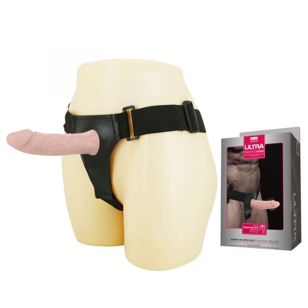 Arnés hueco con Vibrador Realista 16 cm