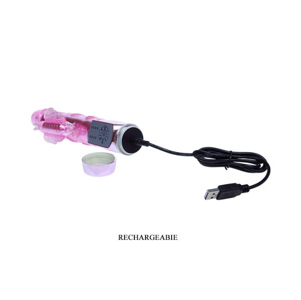 Vibrador Conejo Doble Función Recargable - Imagen 3