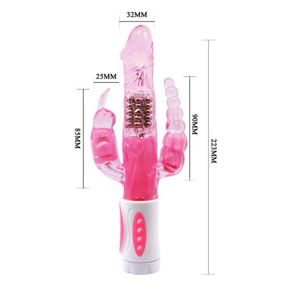 Vibrador Conejo Triple Función Anal - Imagen 5