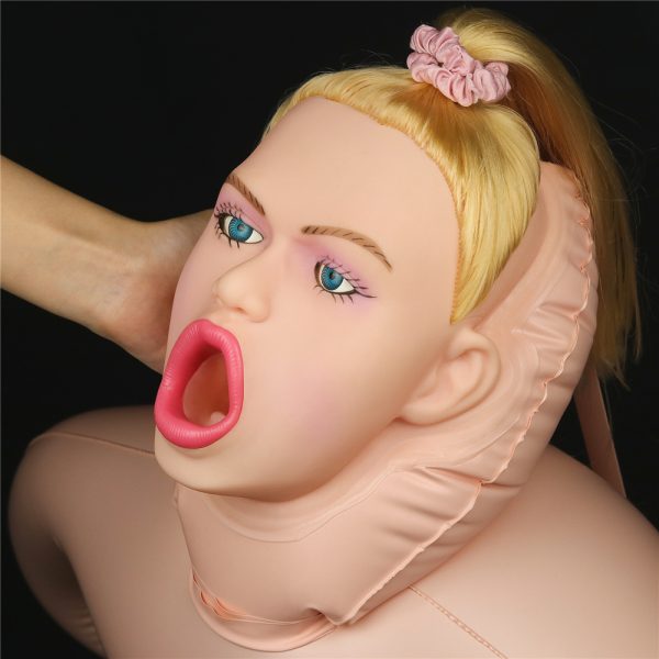 Muñeca Inflable Con 3 Orificios “Cowgirl” Blanca - Imagen 5