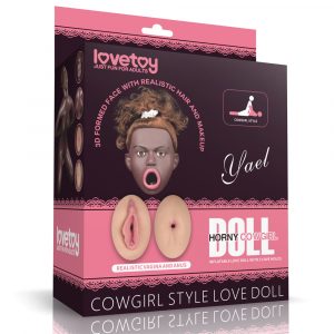 Muñeca Inflable Con 3 Orificios “Cowgirl” Morena