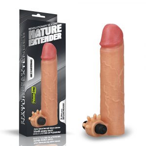 Extensión Vibrador Super Realista de 19 cm