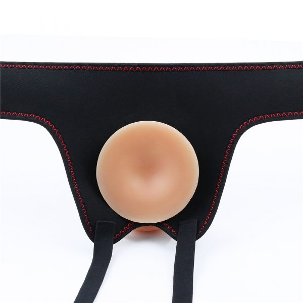 Arnés con consolador vibrador de 22 cm - Imagen 8