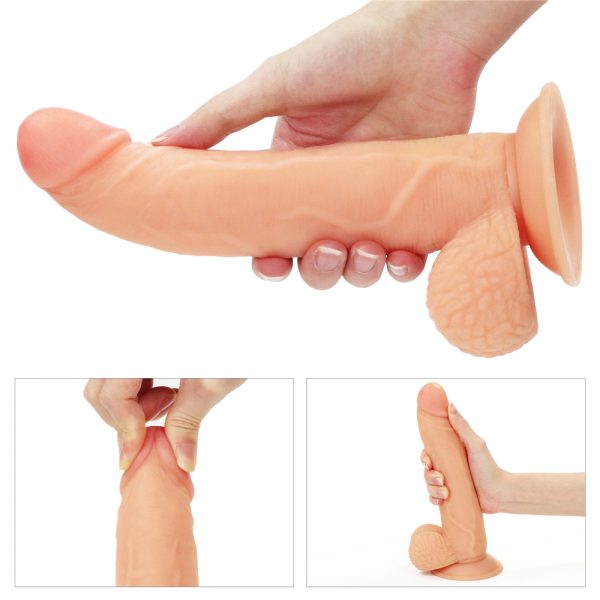 Arnés con consolador vibrador de 22 cm - Imagen 5