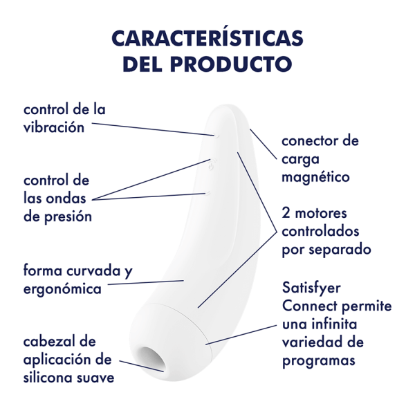 Satisfyer Curvy 2+ con Aplicación - Imagen 3