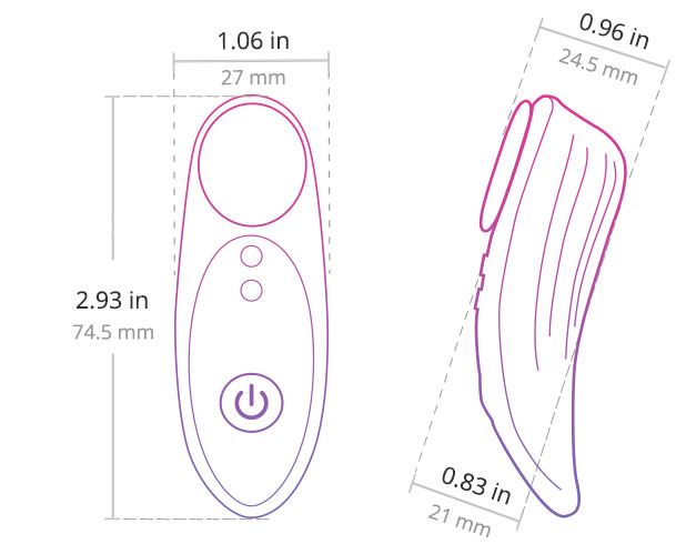 Lovense Ferri Vibrador para Panty - Imagen 3