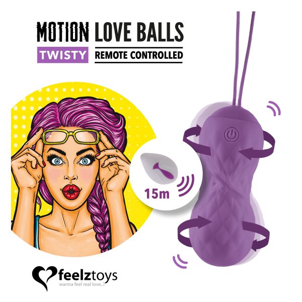 Bolas de Kegel Vibratorias Twisty con Control Remoto - Imagen 2