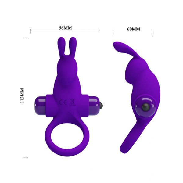 Anillo Vibrador Conejo Clitorial - Imagen 5