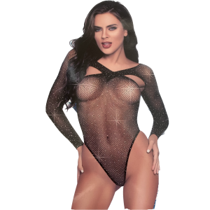 Body tipo Malla Brillante “Rubí"