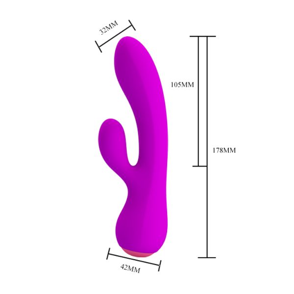Vibrador Conejo Recargable “Zachary” - Imagen 5