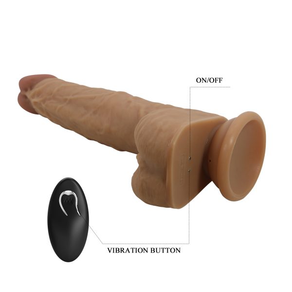 Vibrador Super Realista Autopenetrable Inalámbrico “Jonathan” - Imagen 5