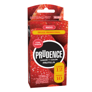 Condones Frutilla “Prudence” x12