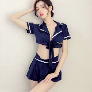 Disfraz Policía Sexy Azul