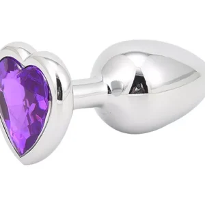 Plug Anal de Diamante Corazón