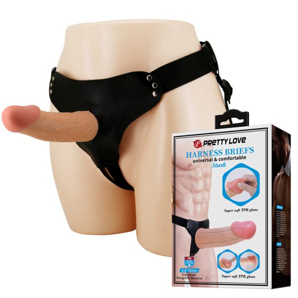 Arnés hueco con Consolador Realista 18 cm