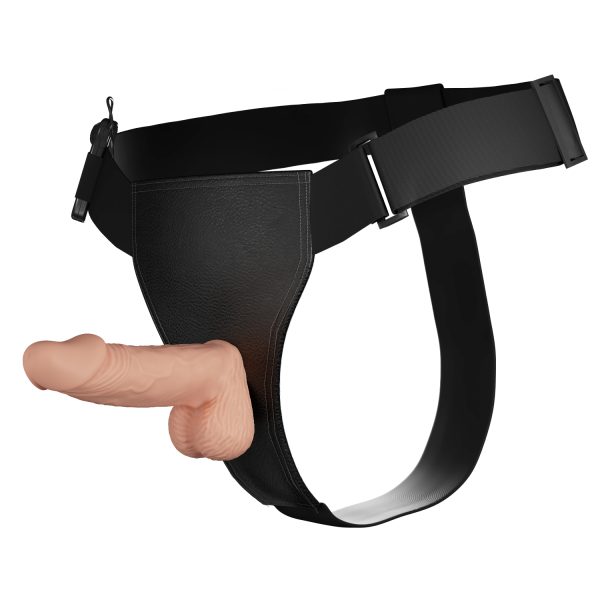 Arnés Vibrador Realista con Testículos de 20 cm - Imagen 2