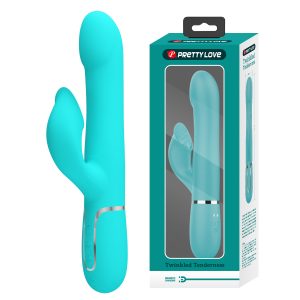 Vibrador Conejo con Perlas Giratorias "Falin"