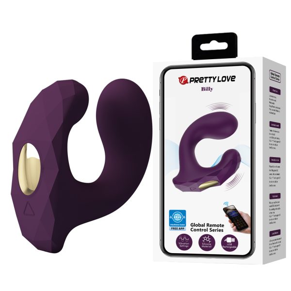 Vibrador estimulador punto G y clítoris con APP "Billy"