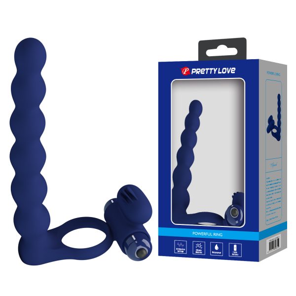Anillo Vibrador Doble Penetración “Hércules”