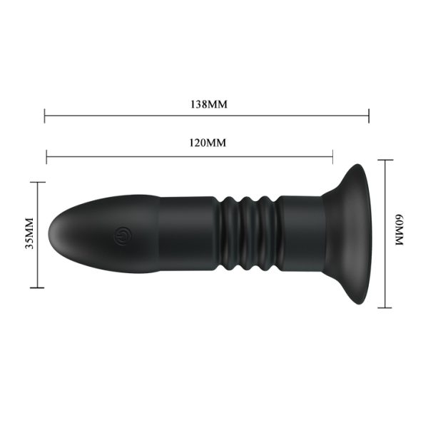 Vibrador Inalámbrico Anal con Movimiento - Imagen 4