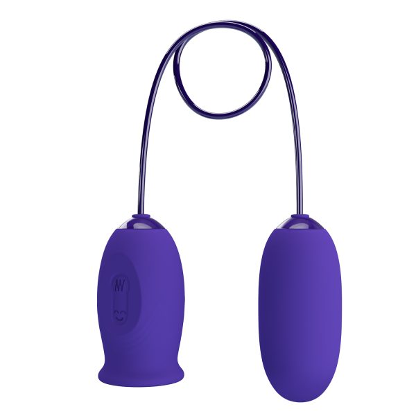 Huevo Vibrador con Estimulador de Clítoris Tipo Lengua - Imagen 4
