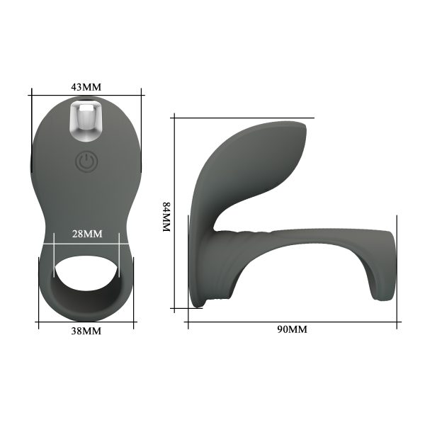 Anillo Vibrador con Estimulador de Clítoris - Imagen 4