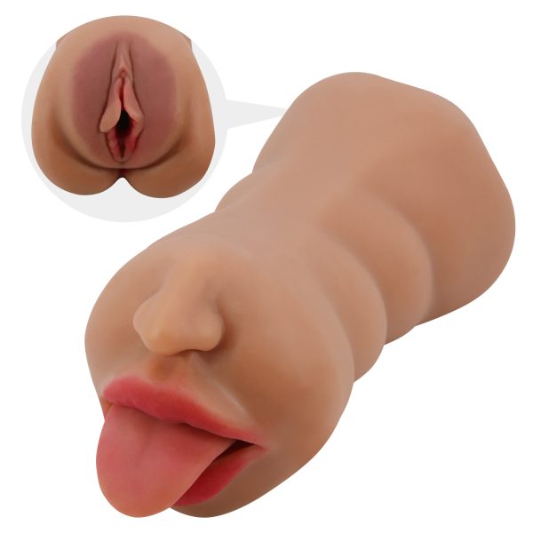 Masturbador Doble Bucal y Vaginal "Sarah" - Imagen 2