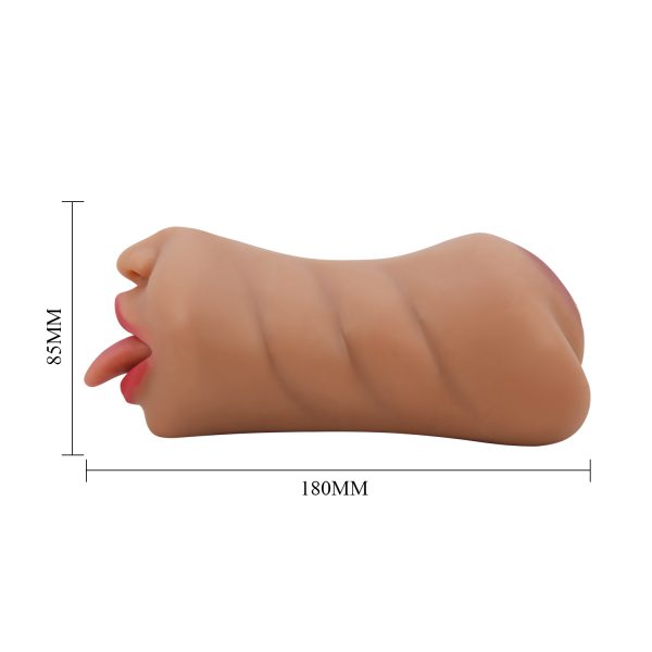 Masturbador Doble Bucal y Vaginal "Sarah" - Imagen 3