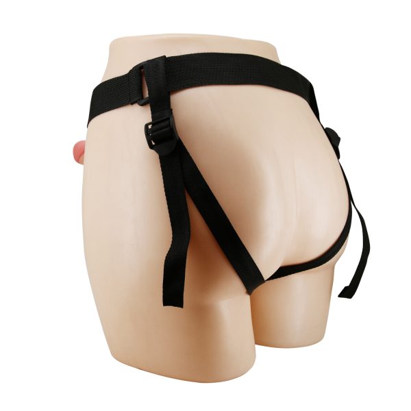 Arnés Consolador Realista con Estimulador de Clítoris de 19 cm - Imagen 5