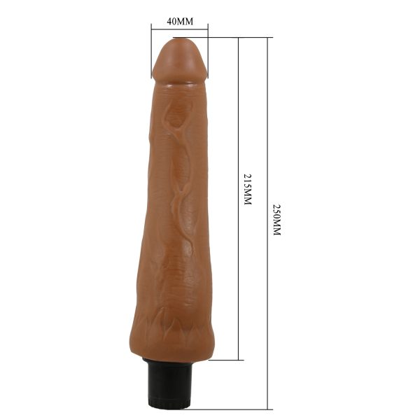 Vibrador Piel Deslizante de 25cm "Alfredo" - Imagen 5