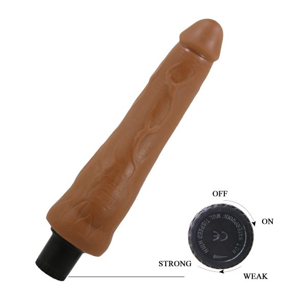 Vibrador Piel Deslizante de 25cm "Alfredo" - Imagen 4