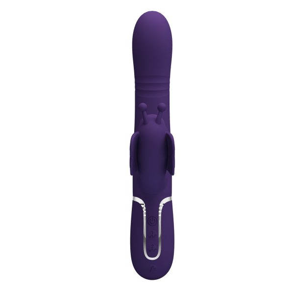 Vibrador Conejo con Perlas Giratorias y Estimulador de Clítoris "Ridgely" - Imagen 8